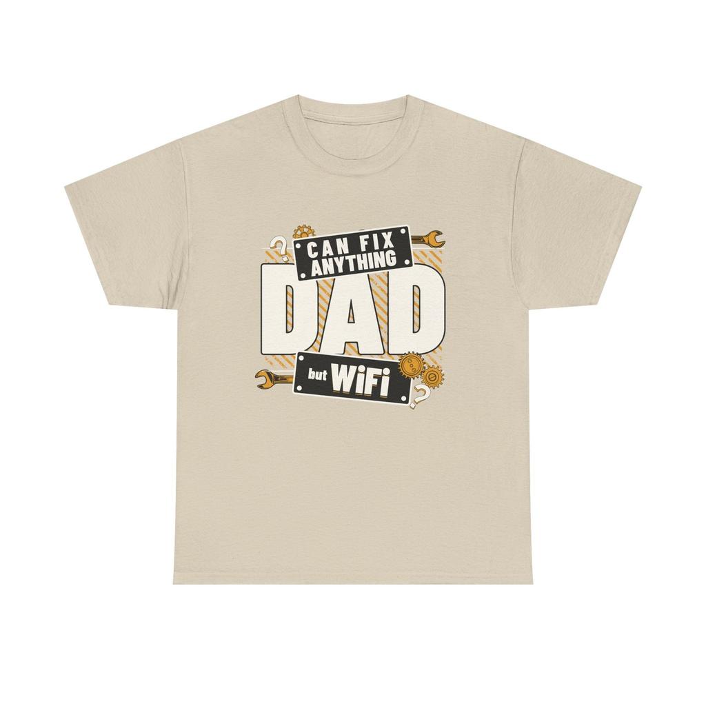 Lustiges T-Shirt - Papa kann alles reparieren außer WLAN - Vatertag Geburtstag T-Shirt