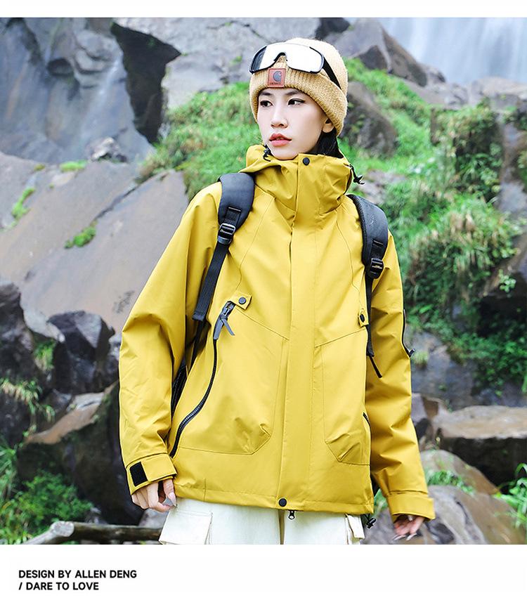 Custom Logo Waterproof Mountaineering Windbreaker - Autumn/Winter Corporate Workwear & Group Outerwear