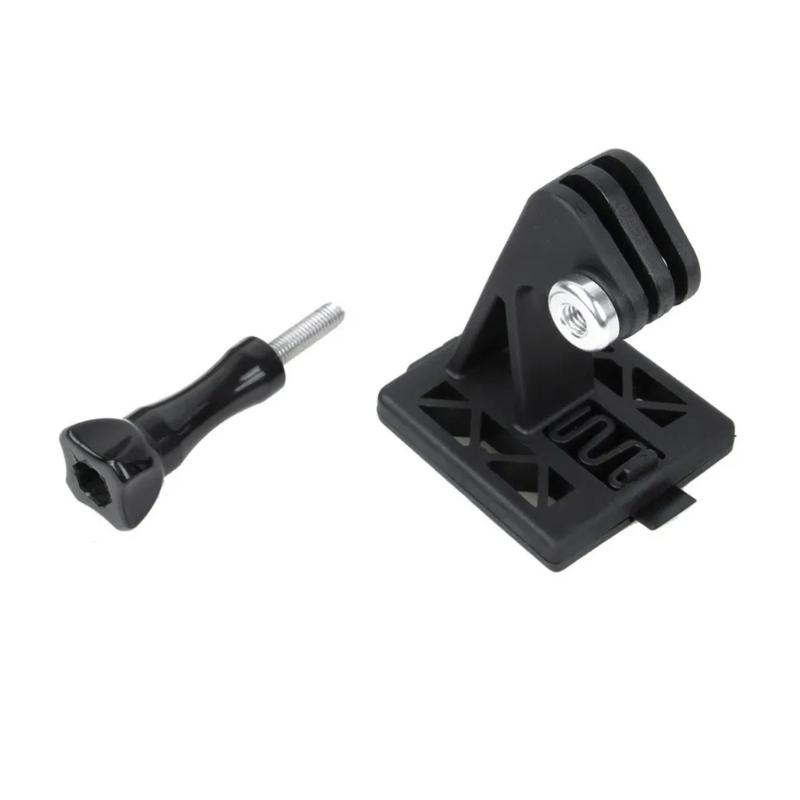Helmet Mount Adapter For Action Cameras Secure Stable Mounting Durability Design Quick Setups Enhances Viewing Angles