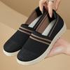 Women's Slip On Sneakers Casual Lightweight Workout Flats Shoes for Women Non Slip Walking Shoes Comfortable Office Loafers Knitted Dress Shoes