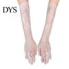 Wedding Gloves Bridal Lace Women Arm Sleeves Elegant Long Elbow Length Fingerless or Five-Finger for Prom Tea Party