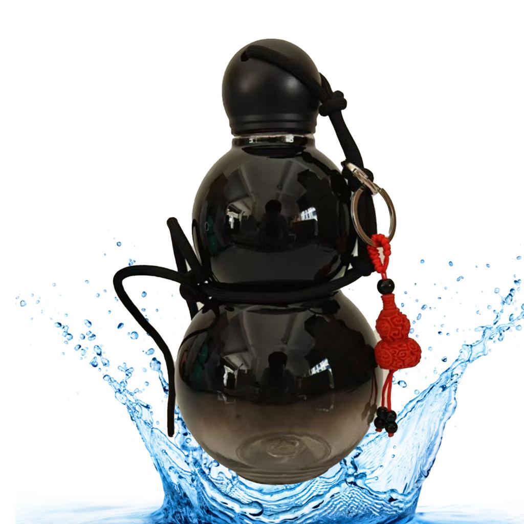 Portable Drinking Gourd Gourd Water Bottle PC 800ml Insulated Chinese Retro Portable Sports Water Bottle for Men Women
