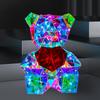 Cartoon Crafts Decor Iridescent LED Light Up Figurines Ornaments Halloween Spooky Festival Christmas Party Gift for Kids Friends