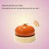 cute Hand Bell Delicate Durable Hand Clapping Bell Hand Pressing Service Bell Table Game Pet cat Toys Accessories Ringbell Gift