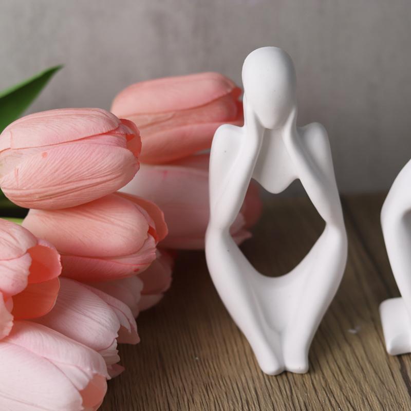 Křišťálová DIY silikonová forma pro meditaci lidského těla na výrobu odlévání z epoxidové pryskyřice do betonu trojrozměrná myšlenková forma