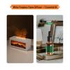3D Aroma Diffuser & Fireplace Humidifier with Remote Control - Seven-Color LED Display