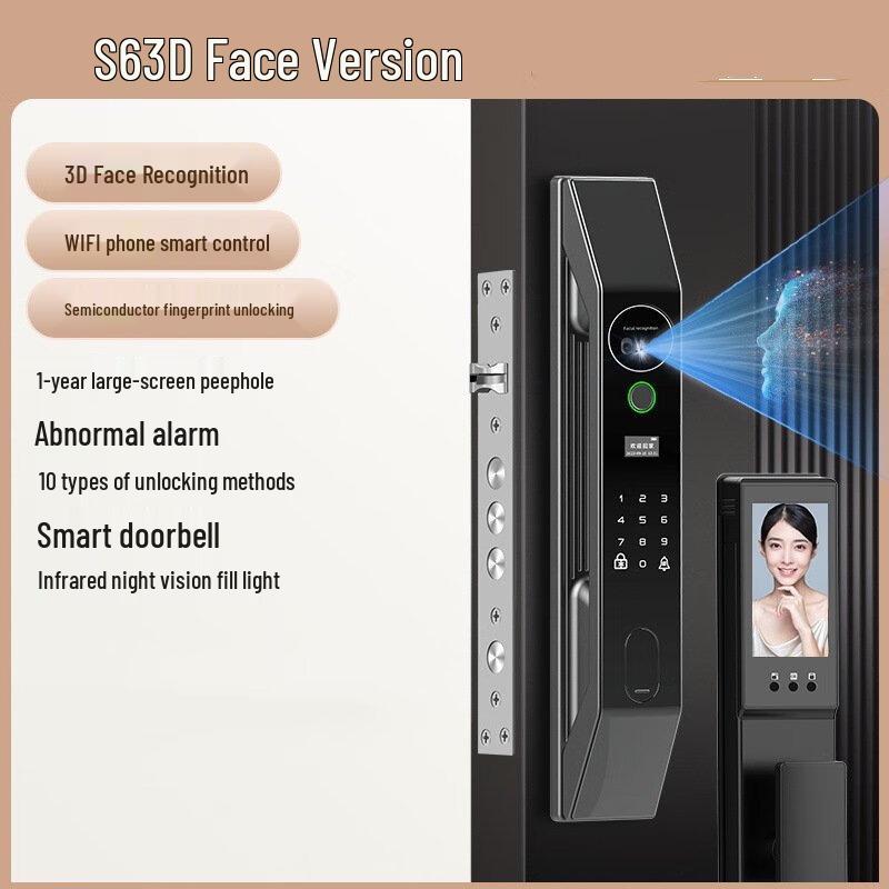 Shengbey S6 Dual-Screen Facial Recognition Smart Lock
