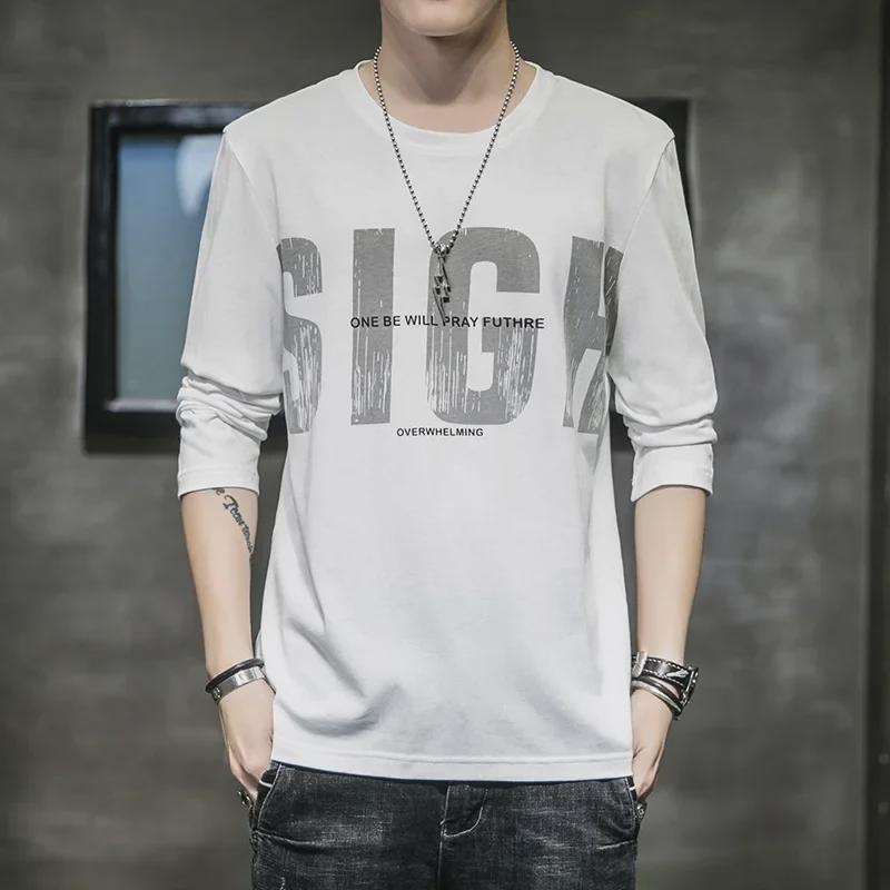 2020 Men's Trendy Hong Kong-Style Long-Sleeve T-Shirt