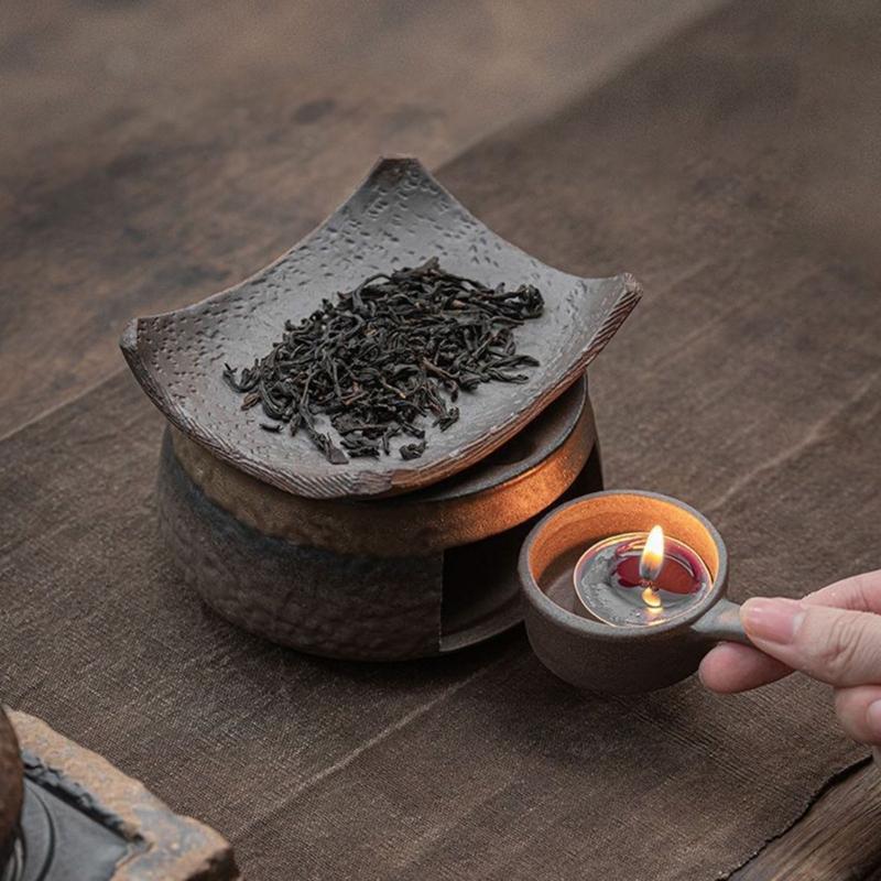 1 Set Teas Stove Candle Insulation Teapot Stand Teas Light Candle Holder Aromatherapys Oil Burners Essential Oil Burners