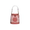 Bolso de Cubo de Cuero Dempsey, Bolso de Hombro, Bolso Cruzado Mini para Mujer Rosa Flor de Cerezo Rosa Rosa (Unisexo) Bolsos C8322 IMRRJ
