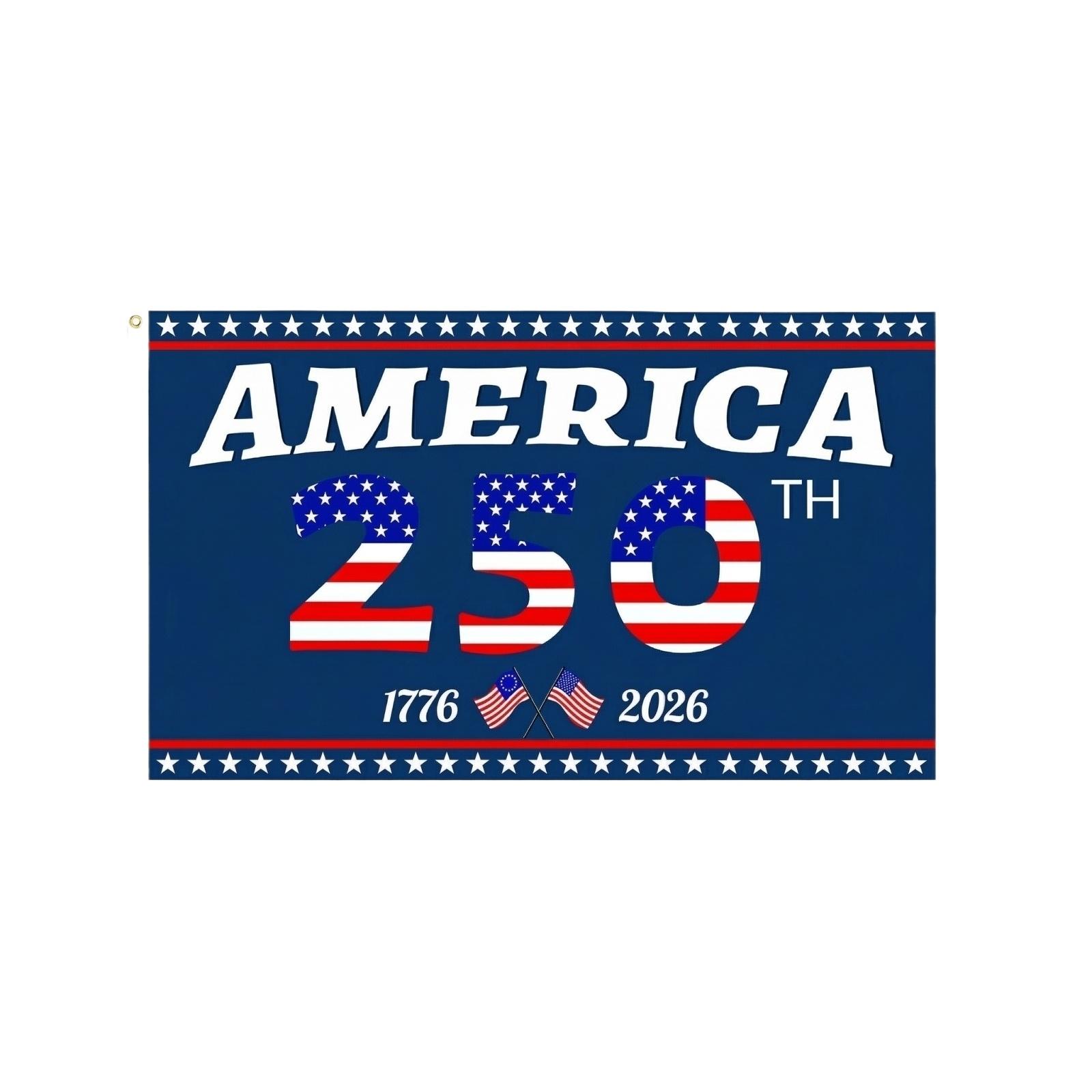 

Anniversary Commemorative Single Flag One Size