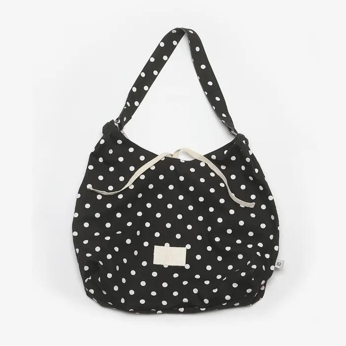 Dot hobo bag Black