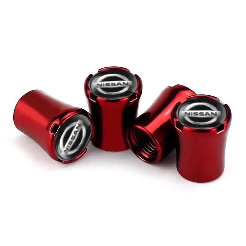 Car Wheel Tire Valve Stems Cap Covers for Nissan Navara 350Z 370Z Altima Juke Livina NV200 Sylphy Micra X-Trail Rogue Styling