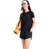 Anta Plain Round Neck Pullover Short Sleeve Sports Relaxed Shorts Set Women sets Basic-Black 962527205-3