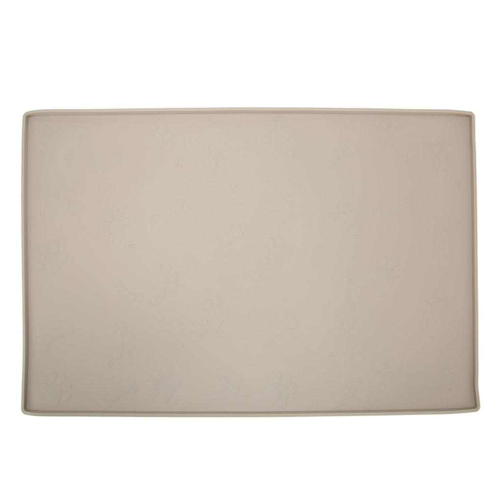 Pet Feeding Mat Prevent Spill Washable Dishwasher Safe Slip Proof Silicone Large Dog Placemat for