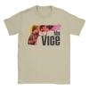 Miami Vice Neon Gun T Shirt Summer Harajuku T Shirts Men Cotton Round Neck Plus Size Clothes Short Sleeves Y2k Casual Tshirt