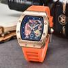 New Dragon Tiger Pattern Lassa Quartz Watch Men's Three-Pin Fashion Trend Calendar Watch