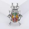 Rhinestone Bee Brooch for Women Unisex Pearl Beetle Pin Enamel Insect Lapel Pin Banquet Party Backpack Gifts Jewelry Accessories