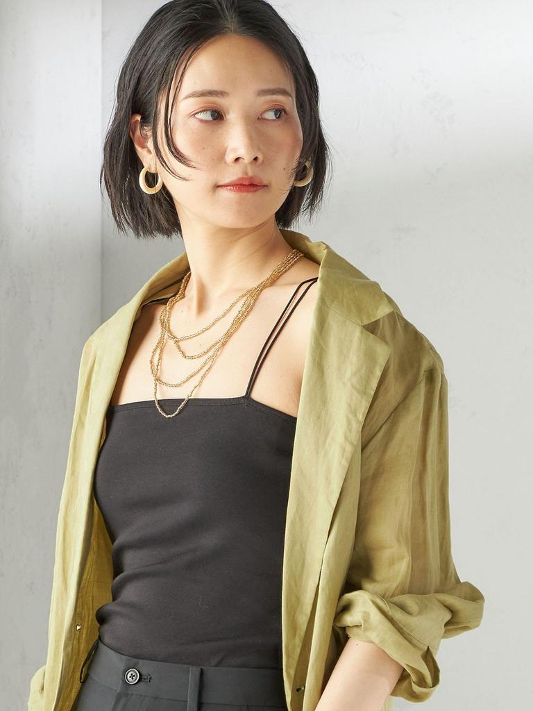 Ships for Women Bare French Cami with One Size Cool-to-the-touch Cups, 2-Strap, 312530052, Black,