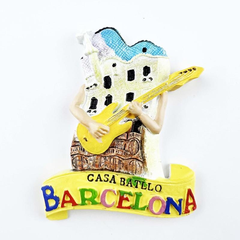 Spain Fridge Stickers Pamplona Santiago Covadonga Chateau Castina Uweda Ubeda Alcala Gate Travelling Souvenirs Fridge Magnets
