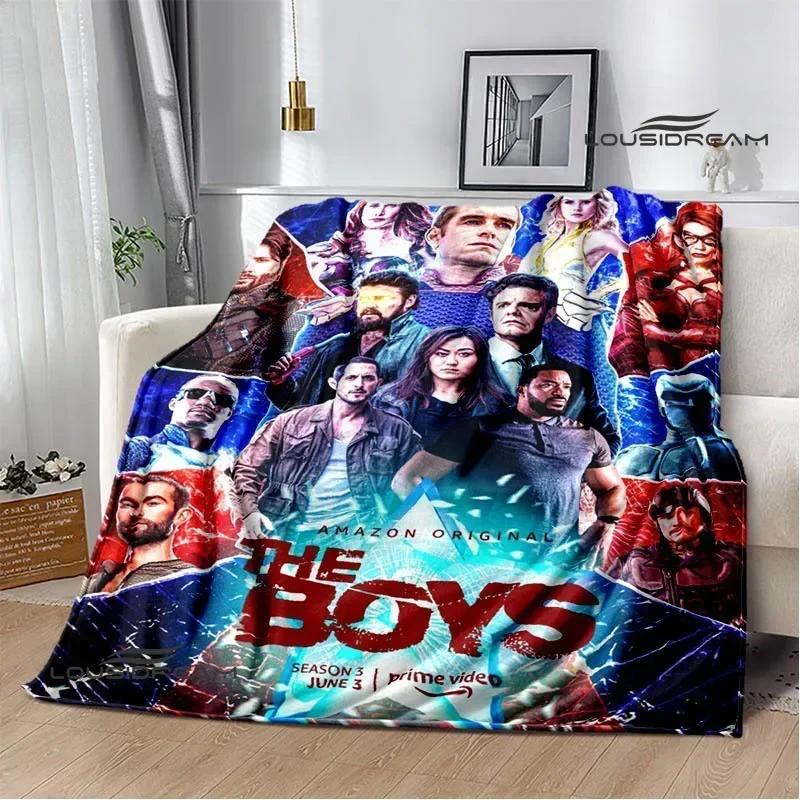 U.S. Drama The Boys Printed Blankets Picnic Blanket Warm Flannel Blankets Soft and Comfortable Blanket Bed Linings Birthday Gift