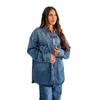 2025 Autumn Retro Lapel Women's Loose Denim Jacket