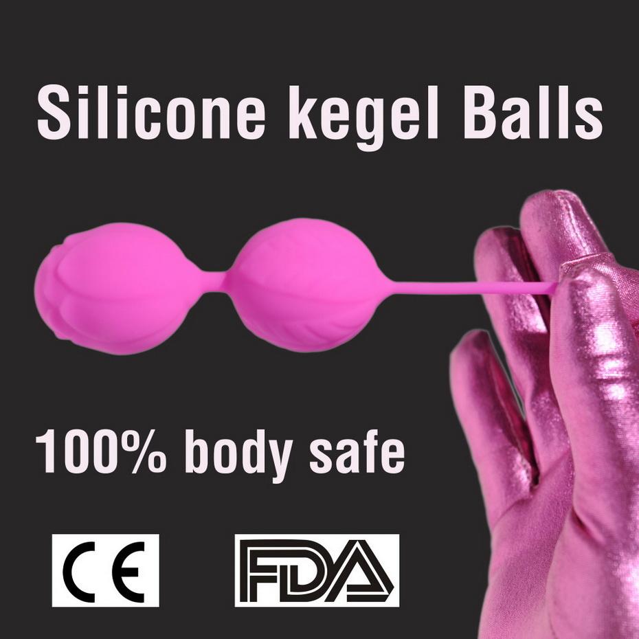 100% silicone Kegel Balls Smart Love Ball per vibratori vaginali stretti per macchine per esercizi Ben Wa Balls giocattoli adulti del sesso per le donne 18+