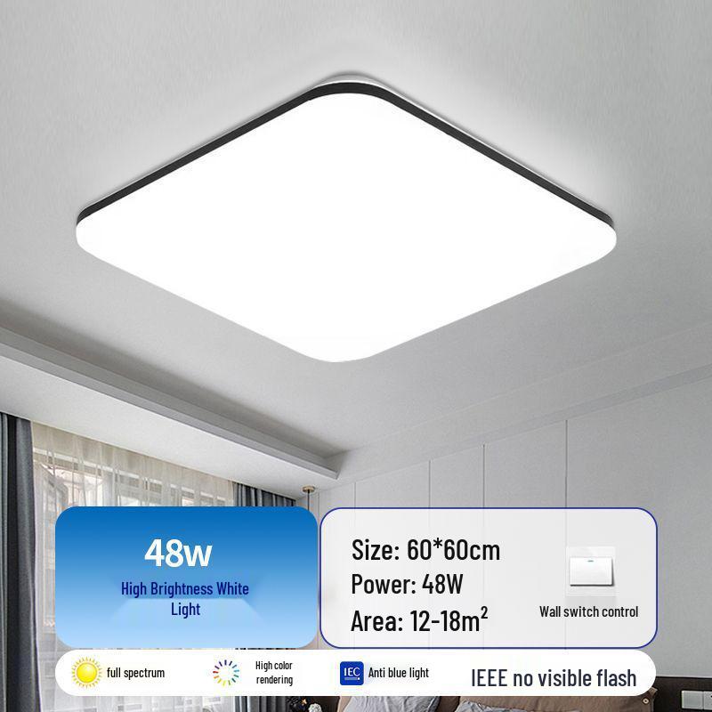 2025 Modern Minimalist LED Ceiling Light for Living Room, Bedroom, Study & Balcony - Super Bright