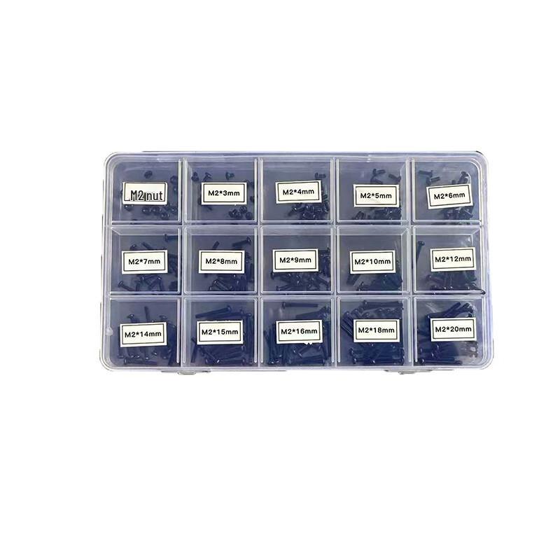 

Jingmingda M2 M3 Hex Round Head Screw Set for F4 F7 Flight Controllers