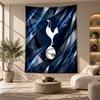 Arazzo Decorativo, Arte da Parete Stampato Tottenham Hotspur, Appeso a Parete Leggero per Sfondo Camera da Letto