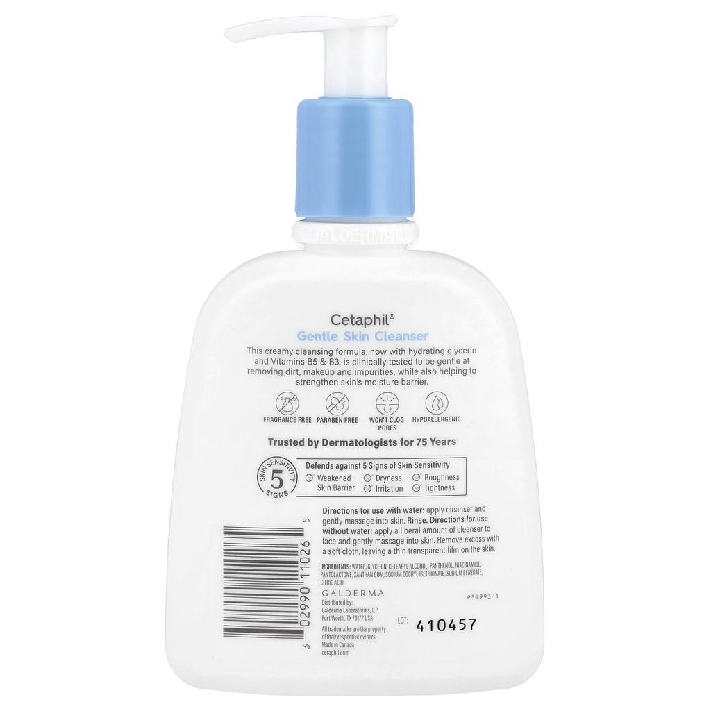 Gentle Skin Cleanser, Normal to Dry Skin, Fragrance Free, 237 Ml (8 Fl Oz)