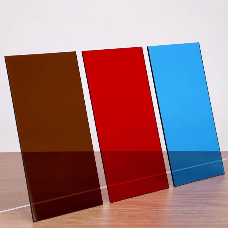 Thick 2/3/4/5mm Colorful Translucent Acrylic Sheet PMMA Plexiglass Plastic Plate For DIY/Display Projects/Wedding&Home Decor