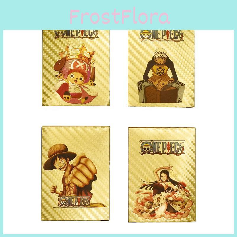 Popular One Piece Gold Card Game With Luffy Zoro Cards