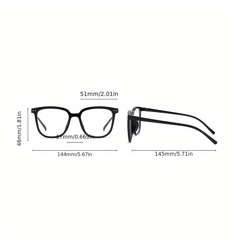 2Pcs Reading Glasses Lightweight Anti Eyestrain Fashion Computer Presbyopic Glasses For Women Men