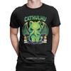 Cute CATHULHU Men T Shirt Call of Cthulhu Vintage Tees Short Sleeve Crew Neck T-Shirt Cotton Gift Idea Clothes