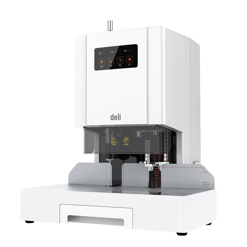 Deli 14601 Automatic Financial Document Binding Machine CN plug (adapter included)