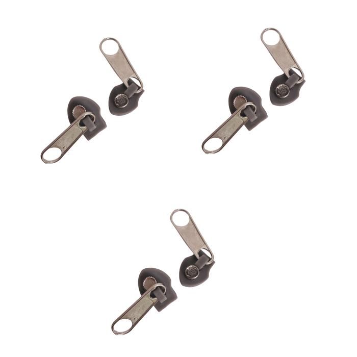 INF Remplacement universel de l'extracteur de fermeture éclair, paquet de 6