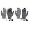 1/2pair Winter Electric Heated Gloves Touch Screen Outdoor Riding Skiing Mitten USB Heated Gloves for Backpacking Mountaineering
