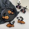 New Halloween Hair Accessories: Pumpkin, Bat, Spider & Skull Hair Clips for Women & Children Stage Performances