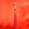 5Pcs Fan Tassels Bookmark Tassels Silky Handmade Soft Craft Tassels With Loops For Diy Crafts Jewelry Making Party Decor