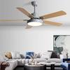 Nordic Style Ceiling Fan Light: Silent, Integrated Pendant for Living & Dining Room Ambiance