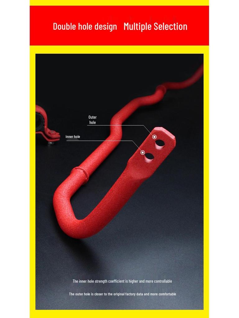 Cadillac ATS-L Front & Rear Sway Bar Modification Kit with Bushings