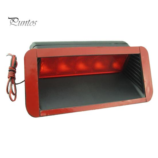 DC 12V Car High Mount 5 LED Warning Light 3rd Third Rear Tail Brake Stop Lamp