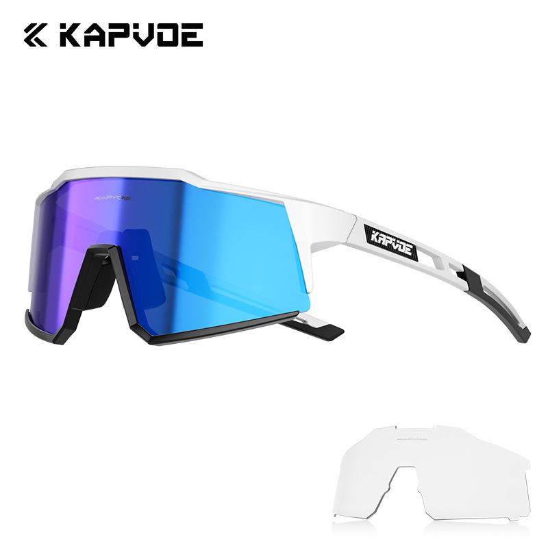 KAPVOE Color-Changing Windproof Cycling Goggles for Men and Women