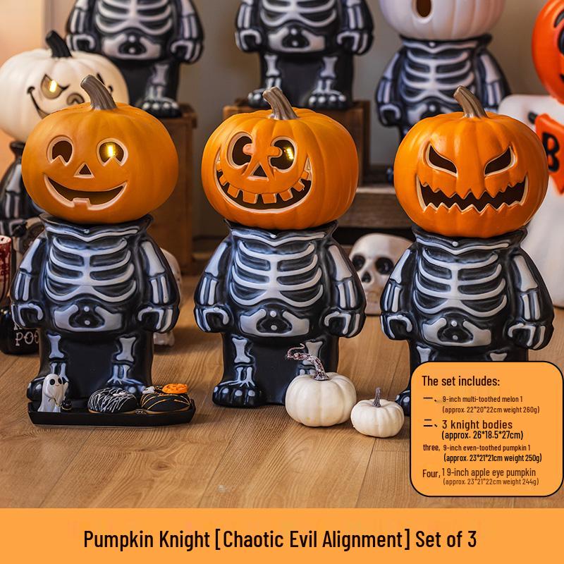 Luminous White Pumpkin Lantern: Large Halloween Decoration for Shopping Malls & Theme Events