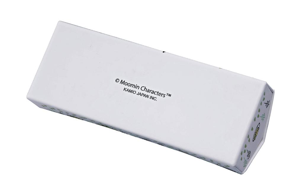 Kamio Japan Moomin Eyeglass Magnetic Synthetic with Case, White, Semi-Hard, Closure, Leather, Cloth, "Forest Kitchen"