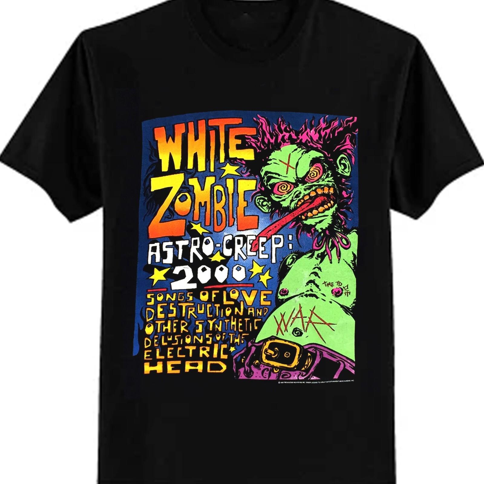 Classic White Zombie poster Gift Funny Men All Size T-Shirt L