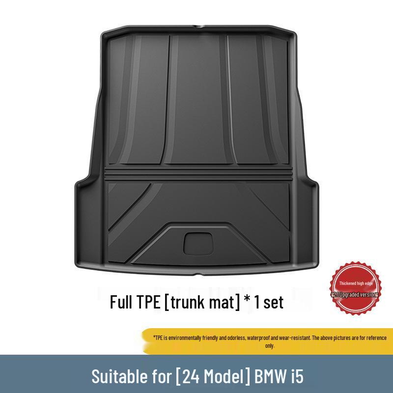 Eco-Friendly Waterproof TPE Floor Mats & Trunk Mat for 2024 BMW I5