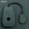 Car Remote Key Case Cover Shell For Mercedes Benz A C E S G Class Glc Cle Cla Glb Gls W177 W205 W213 W222 X167 Amg Leather Fob