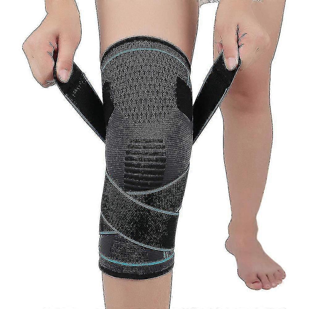 Knee Brace compatible Knee Pain Compression Sleeves With Removable Bands